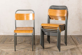 vintage stacking chairs