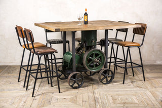 vintage stationary engine table