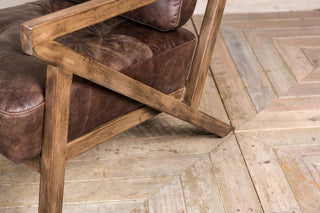 mid century style armchair