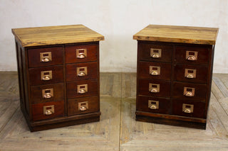 vintage style bank of drawers