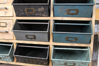vintage style cabinet metal boxes