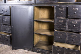 distressed bar cabinet