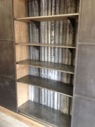 vintage style metal cabinet large