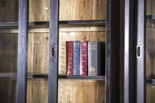 vintage style shop cabinet