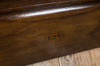 vintage tambour fronted drawer unit