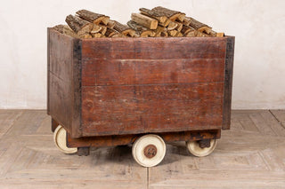 Vintage Log Store On Wheels