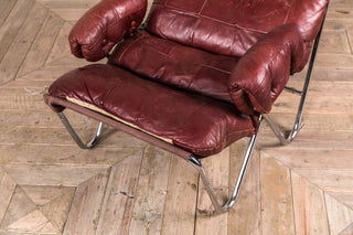 vintage upholstered armchair