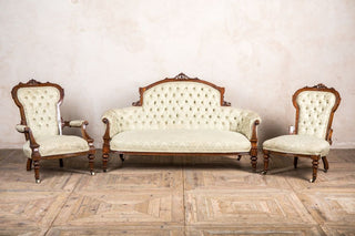 vintage victorian 3 piece suite