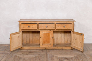 vintage-victorian-yellow-pine-kitchen-sideboard