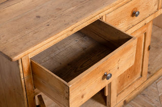vintage-victorian-yellow-pine-kitchen-sideboard-drawer