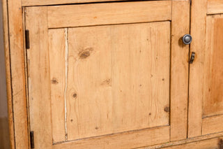 vintage-victorian-yellow-pine-kitchen-sideboard-cupboard