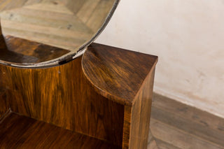 vintage walnut dressing table