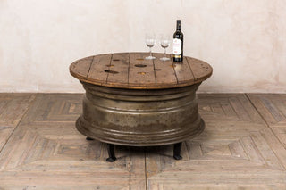 vintage wheel table