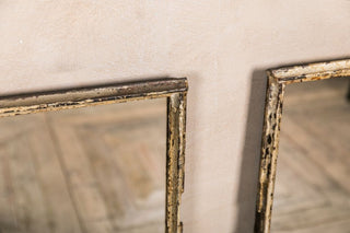 vintage window style mirror