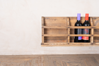 vintage wine rack