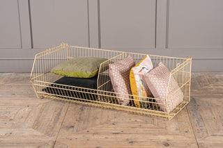 vintage wire storage basket