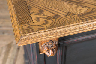 vintage wooden bar unit