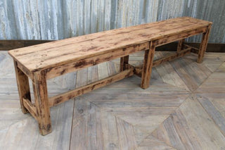 vintage wooden bench