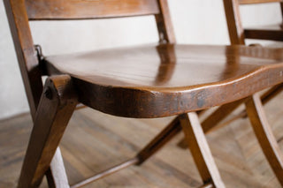 Vintage Wooden Folding Chair