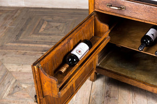 vintage wooden kitchen unit