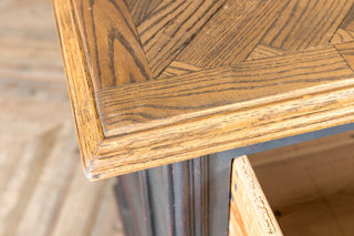 vintage wooden shop counter