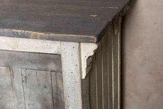 vintage wooden shop counter