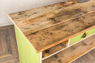 vintage wooden sideboard