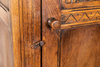 vintage wooden wardrobe