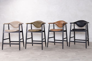 Washington Leather Counter Stool Range