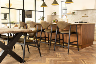 Washington Leather Counter Stool Range