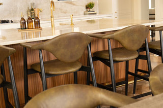 Washington Leather Counter Stool Range