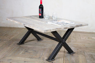 weathered oak coffee table