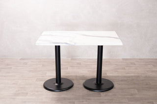 White Marble Café Table