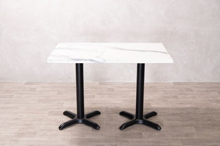 White Marble Café Table