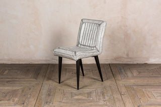 white modern dining chair