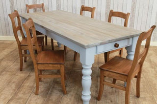 white wash kitchen table