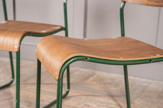 Plywood Vintage Stacking Chairs