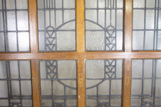 Solid Oak & Glass Room Dividers