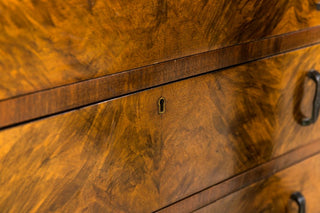 wood veneer trays tall boy