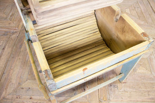 wooden and zinc storage