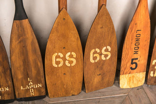 wooden boating memorabilia