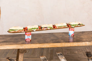 wooden breadstick holder