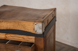 wooden chopping block