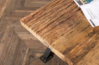 wooden coffee table