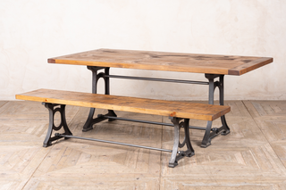 detroit-cast-iron-dining-bench-and-table
