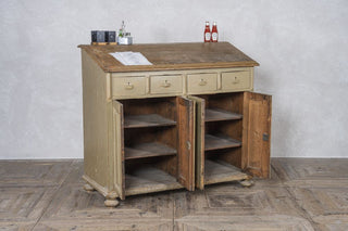 Wooden Distressed Waiter Station Maitre D Stand