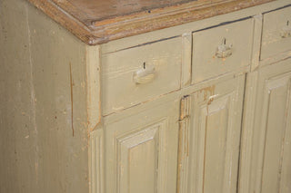 Wooden Distressed Waiter Station Maitre D Stand