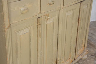 Wooden Distressed Waiter Station Maitre D Stand