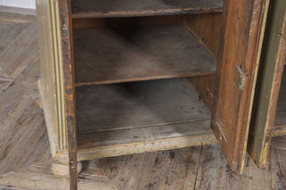 Wooden Distressed Waiter Station Maitre D Stand