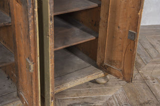 Wooden Distressed Waiter Station Maitre D Stand